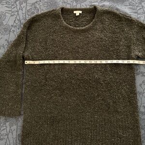 Pure Jill knobby knit, loose fit pull over sweater.